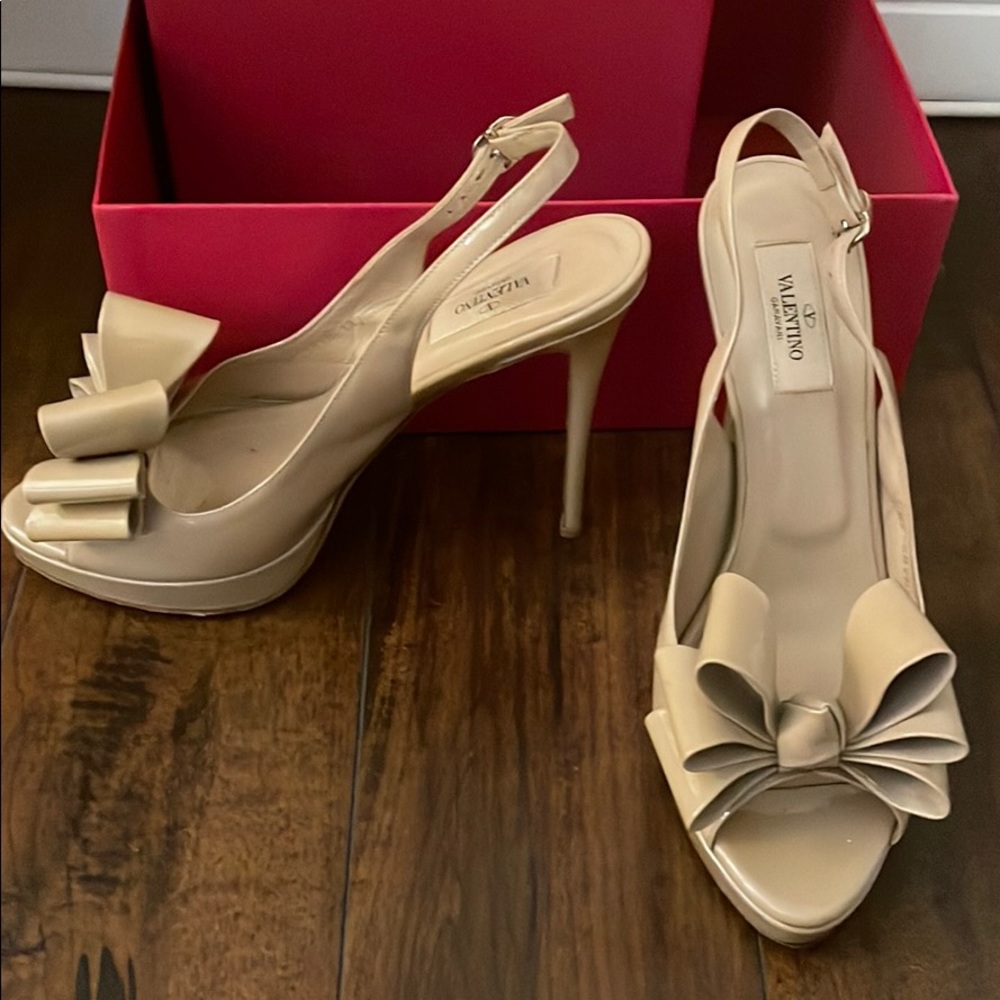Valentino 120mm Bow Slingback